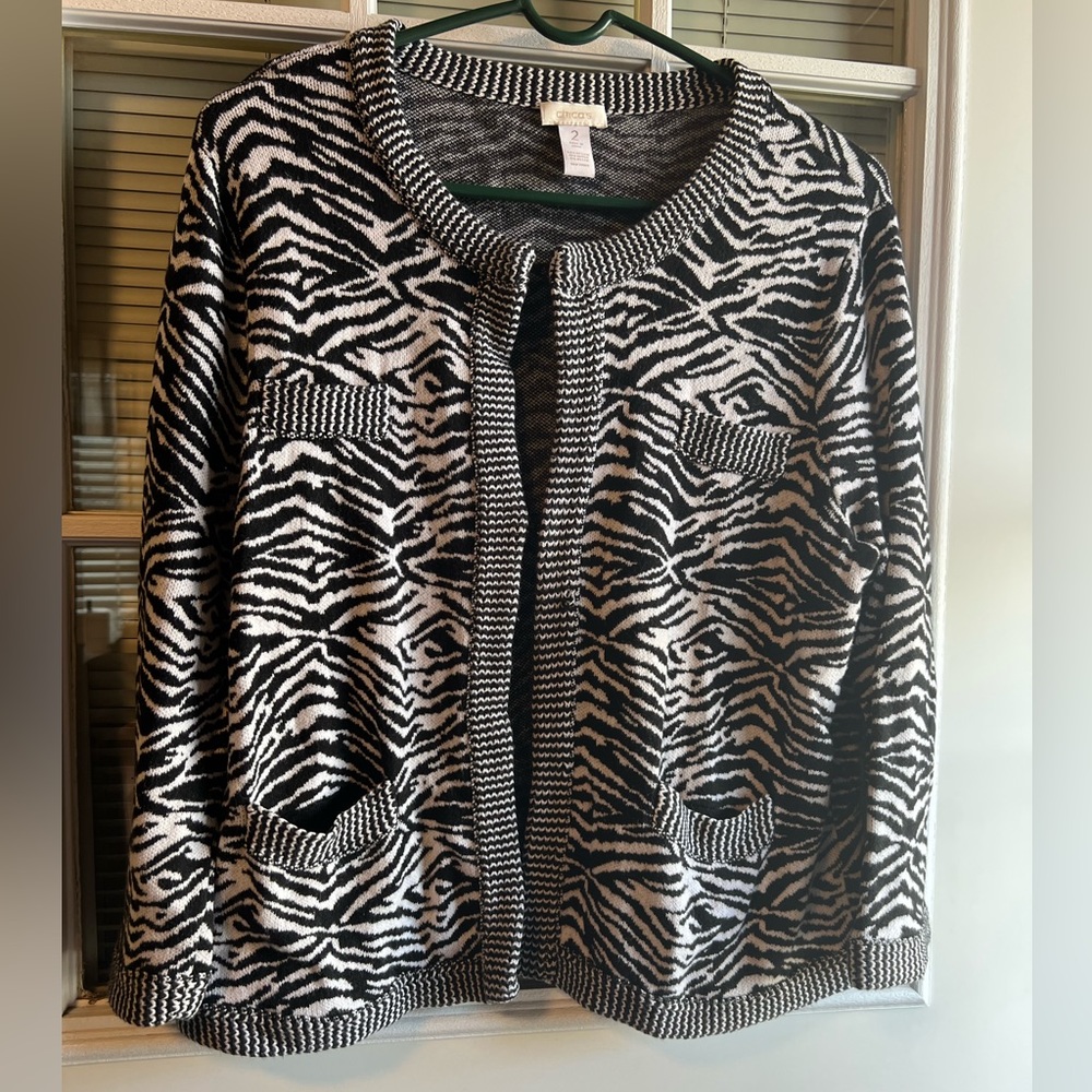 Chicos cardigan size 2